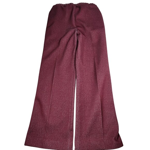Vintage Graff Californiwear Burgundy High-Waisted Pants, Women's 28 - Picture 3 of 8